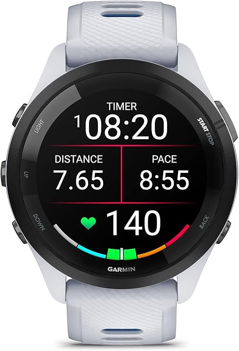 Garmin Forerunner 265 amoled - white/blue