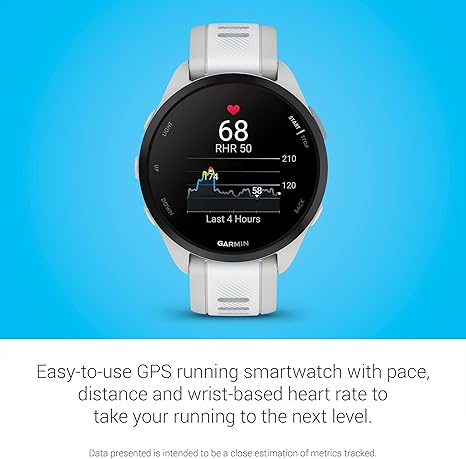 Garmin Forerunner 165 amoled - whitestone