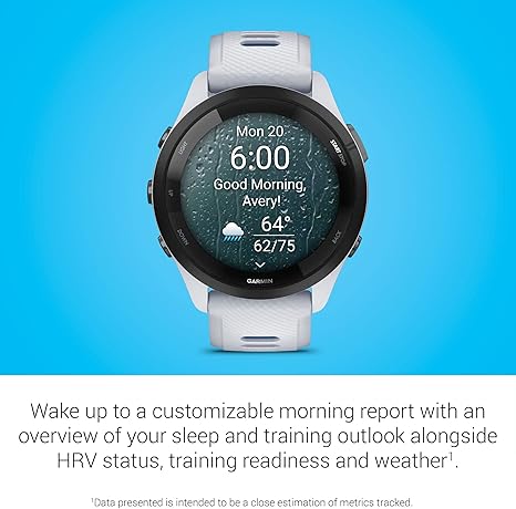 Garmin Forerunner 265 amoled - white/blue
