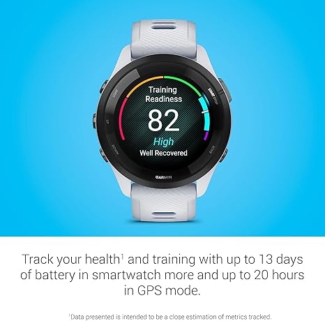 Garmin Forerunner 265 amoled - white/blue