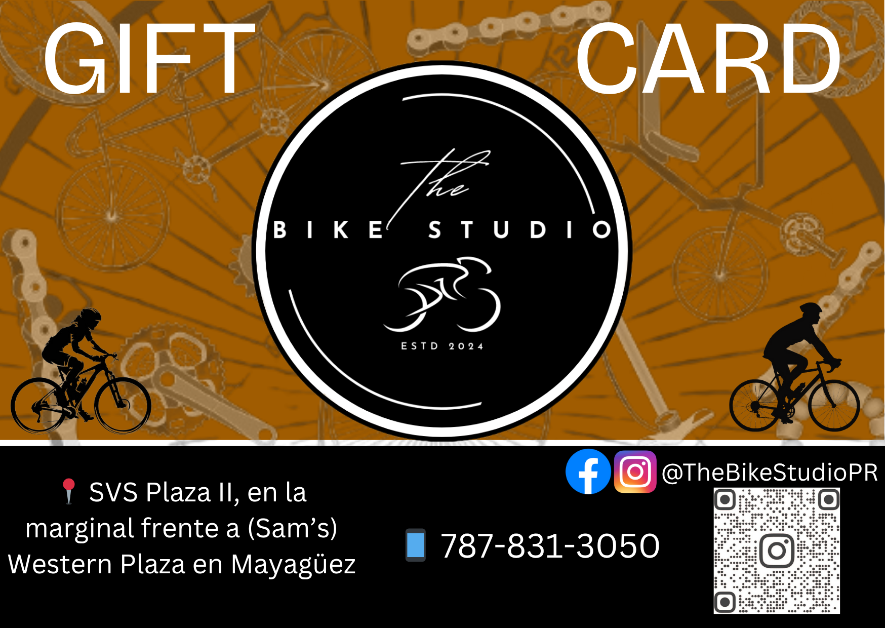 The Bike Studio gift card