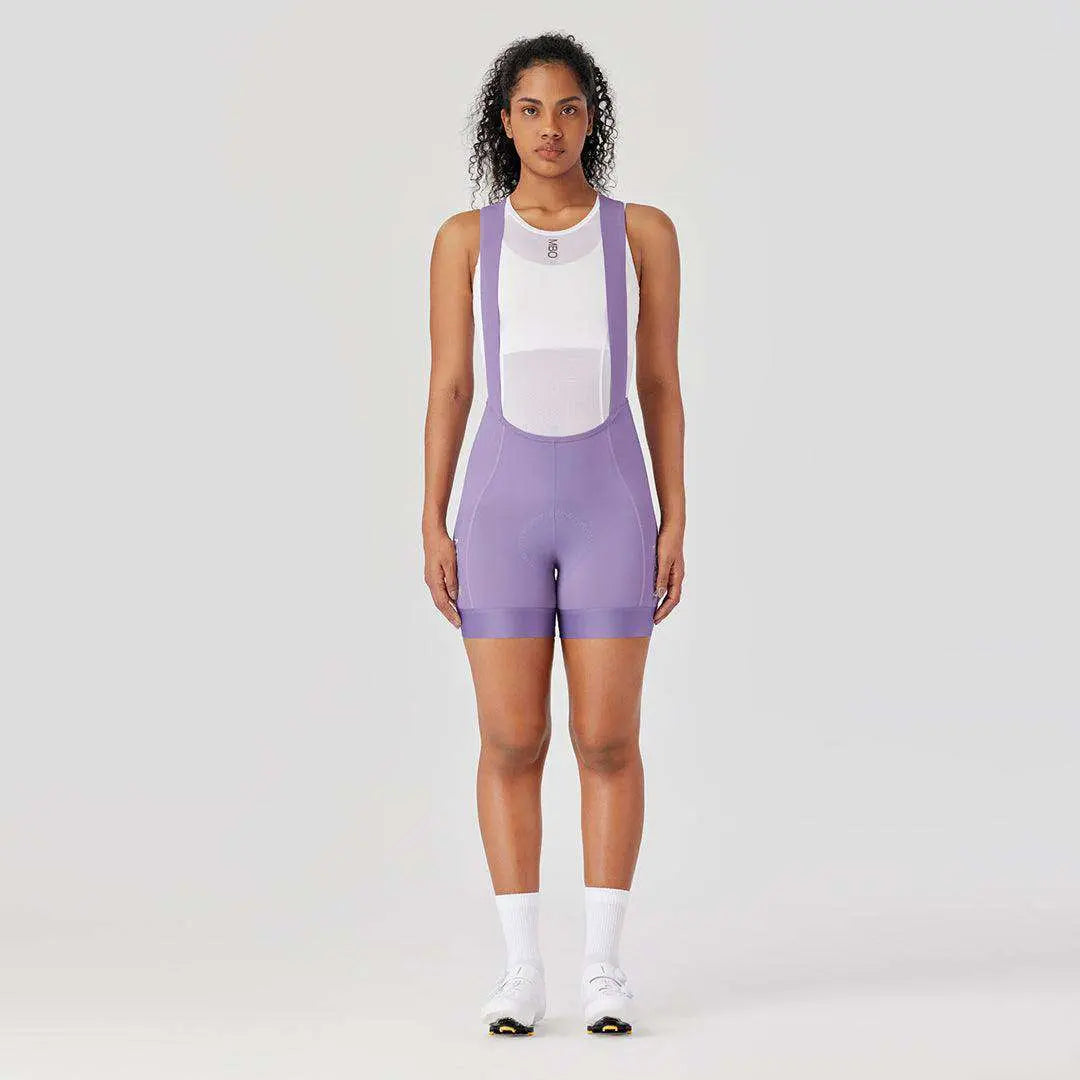 MBO Women's Prime Ultra Bib Shorts T113 - Wisteria Purple