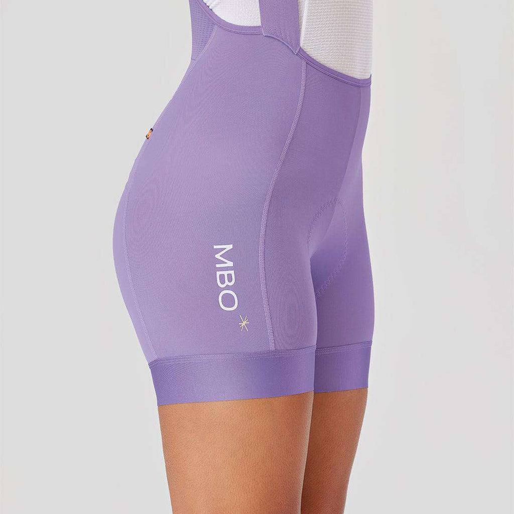 MBO Women's Prime Ultra Bib Shorts T113 - Wisteria Purple
