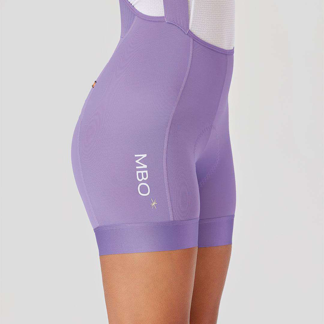 MBO Women's Prime Ultra Bib Shorts T113 - Wisteria Purple