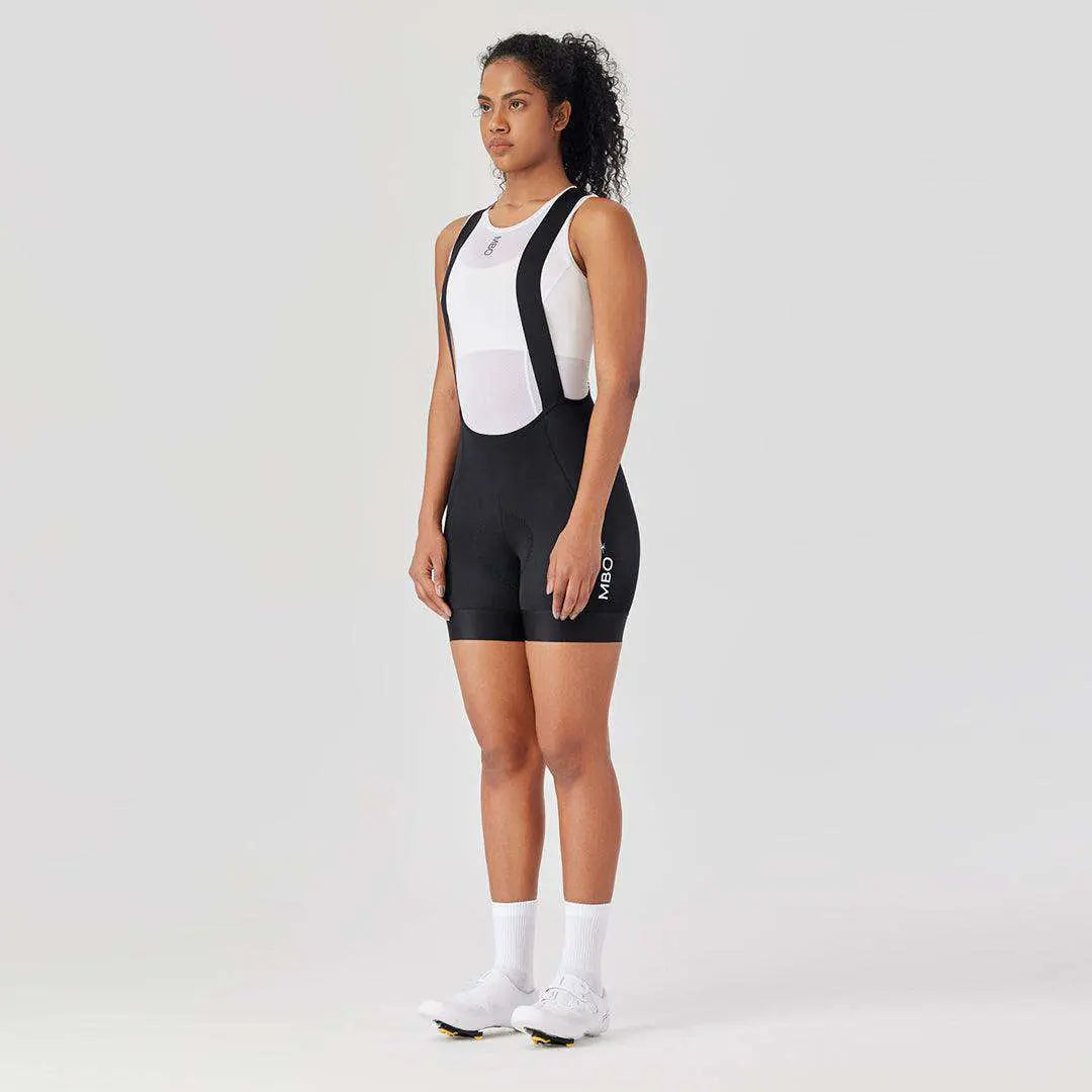 MBO Women's Prime Ultra Bib Shorts T113 - black