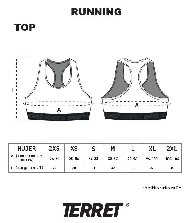 Terret Top Essential Black